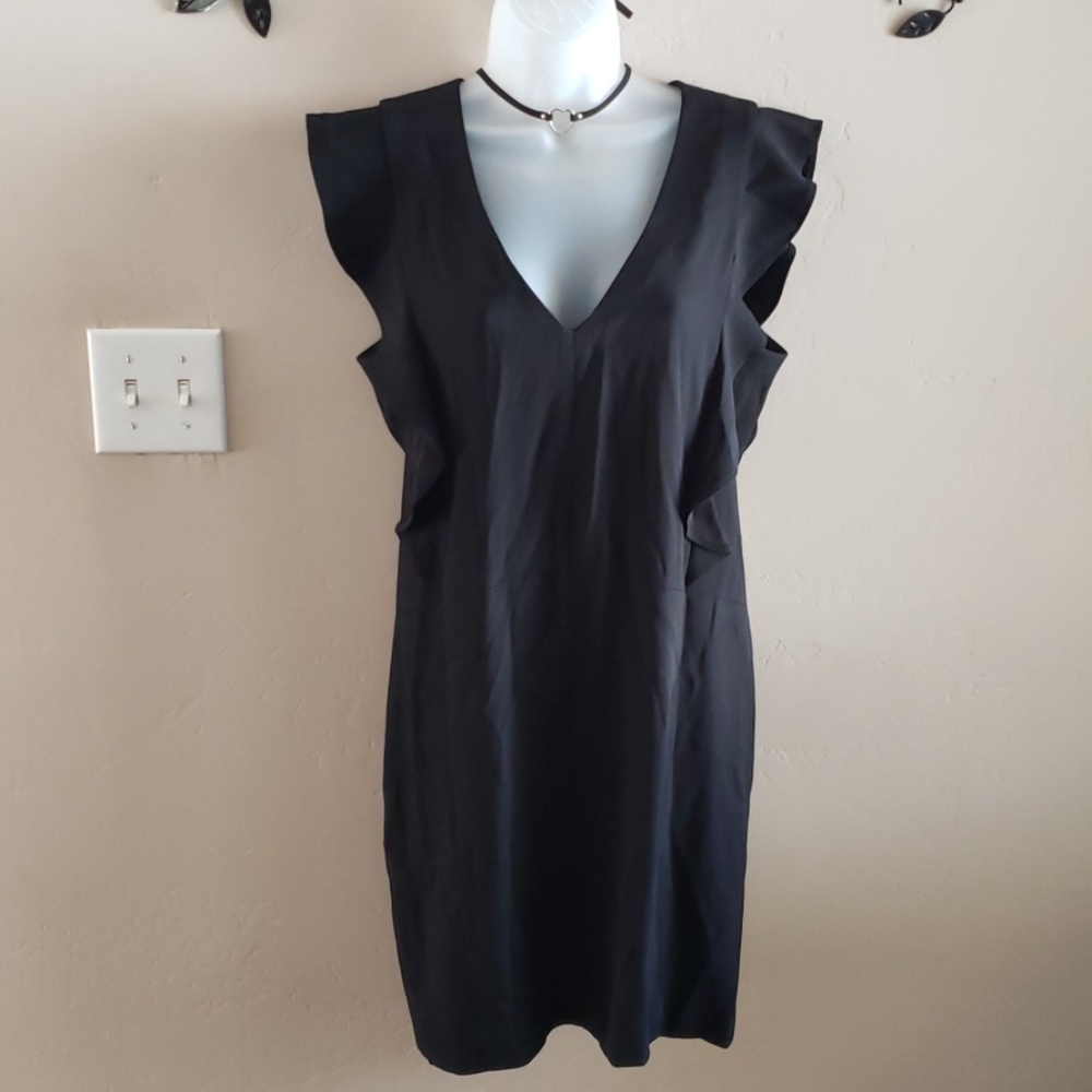 Chelsea 28 Black Crepe sheath dress